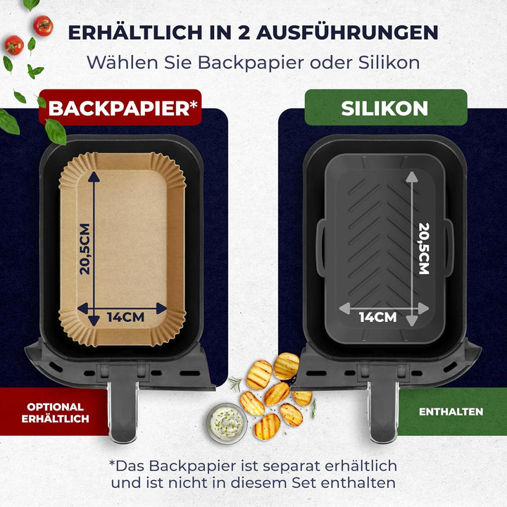 Heissluftfritteuse Zubehör – Ninja Heissluftfritteuse Zubehör – Geeignet für Ninja Foodi Max Dual Zo