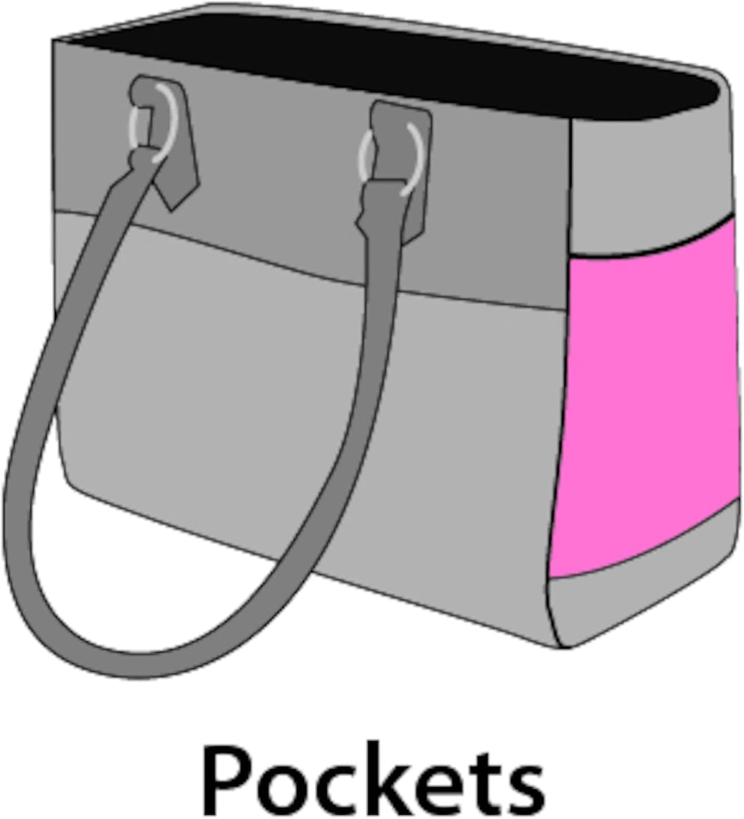 Hundetasche - Tragetasche Lior Grau – 45x19x29cm – Textil – Öffnungen vorn/Oben – Boden herausnehmba