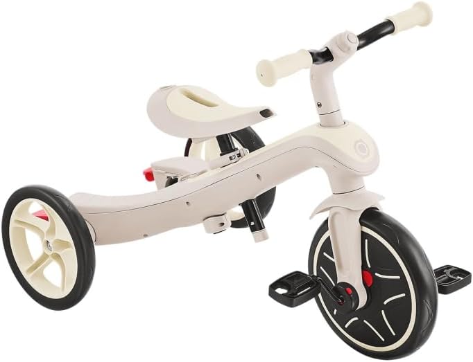 Globber Explorer Trike 4in1 ECO – Kinderwagen, Dreirad und Laufrad, 10/8,5 Zoll, TPR-Sitz, höhenvers