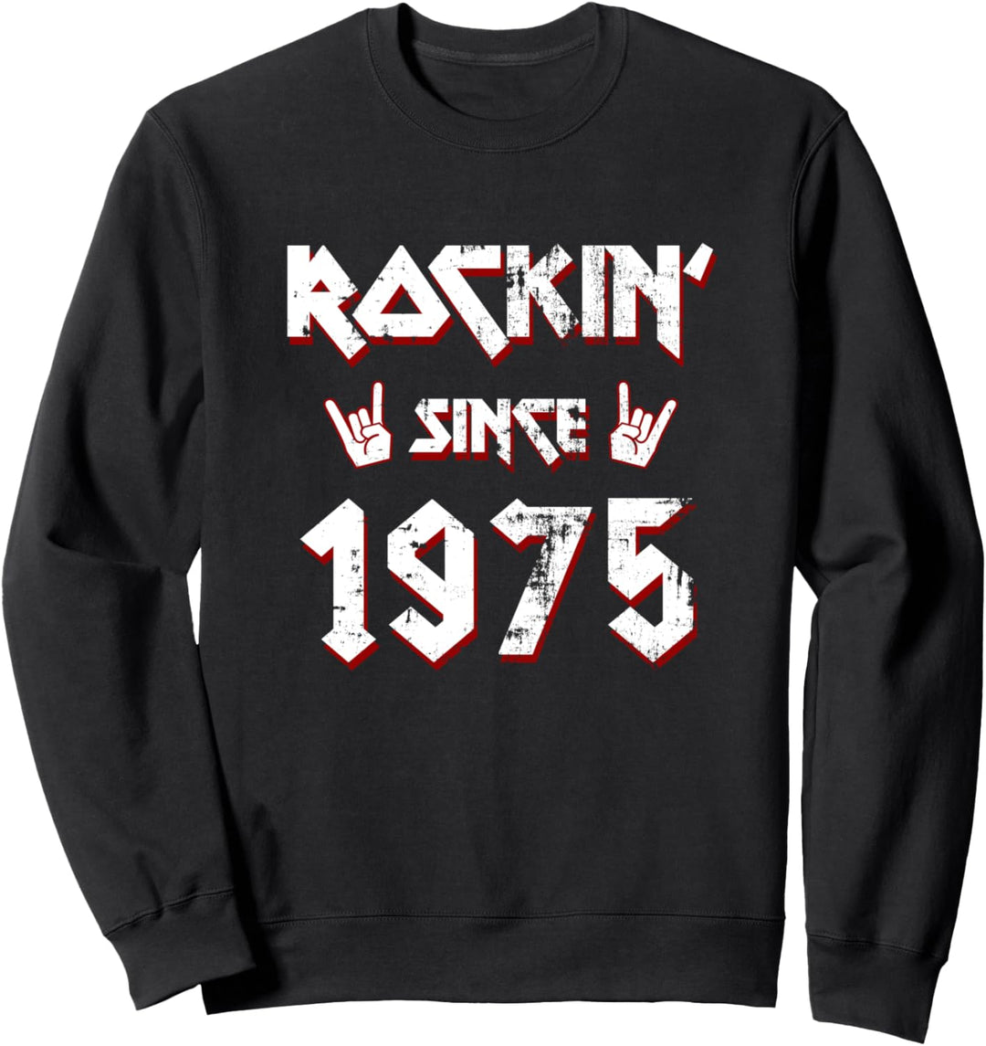 Rockin Since 1975 47 Jahre Alt Geburtstagsgeschenk Sweatshirt