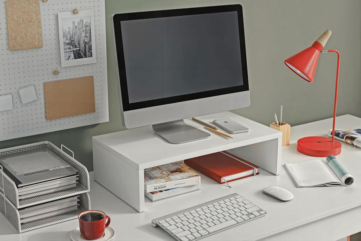 ComfortCove Monitorständer, 1-stufiger Monitorständer, Ständer für Computermonitore, Laptopständer,