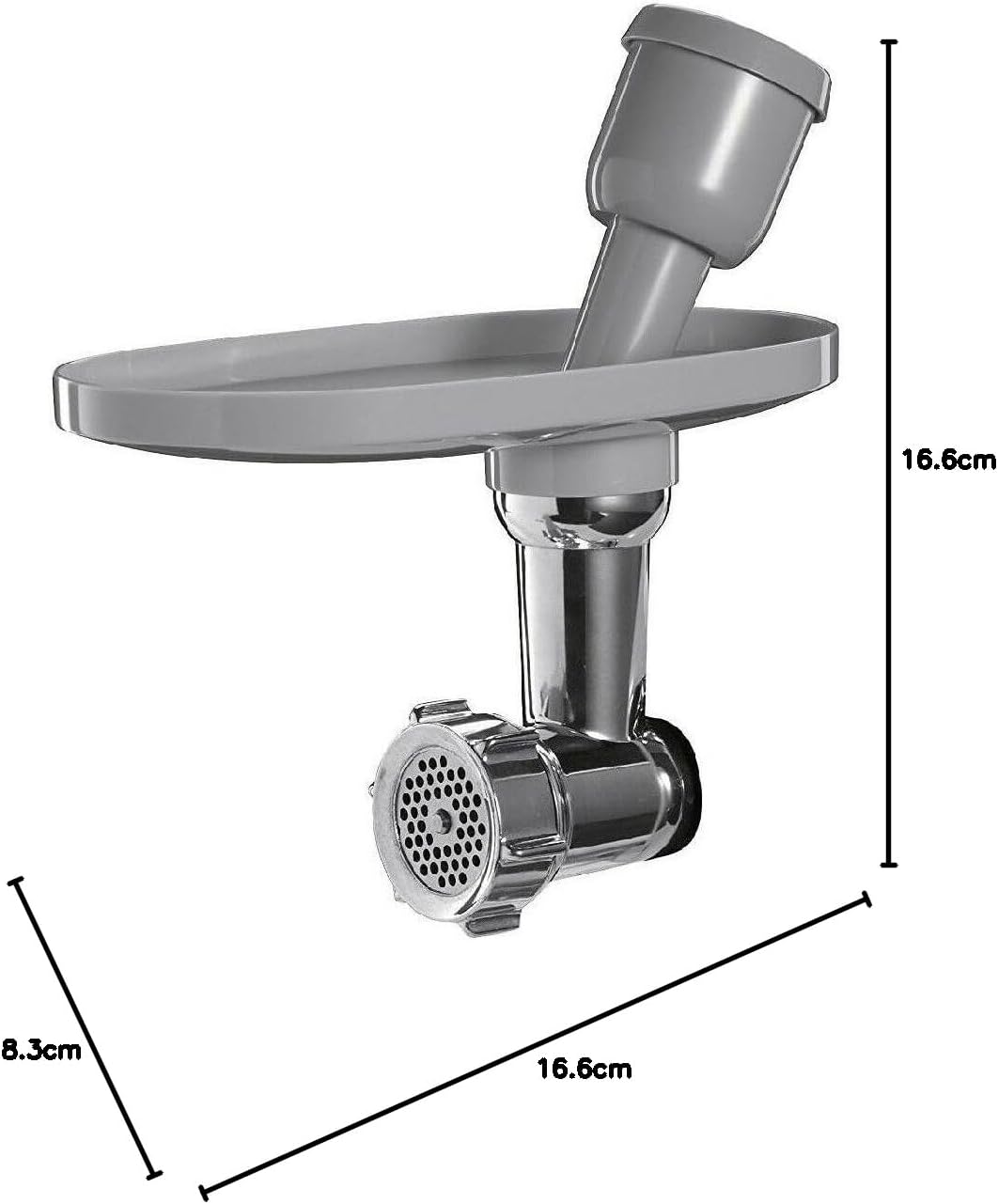 SMEG Fleischwolf-Set SMMG01, 18/8 Stainless Steel, grau