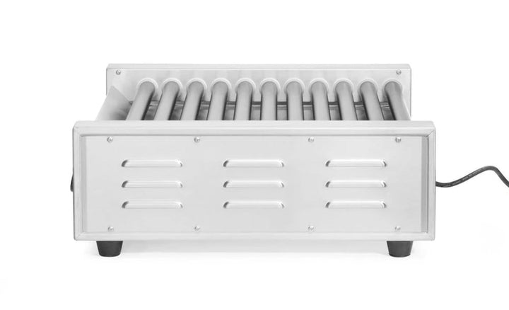 HENDI Rollengrill, 11 rollen, Wärmeschublade, Fettauffangschublade, Edelstahlgehäuse, Nutzbreite von