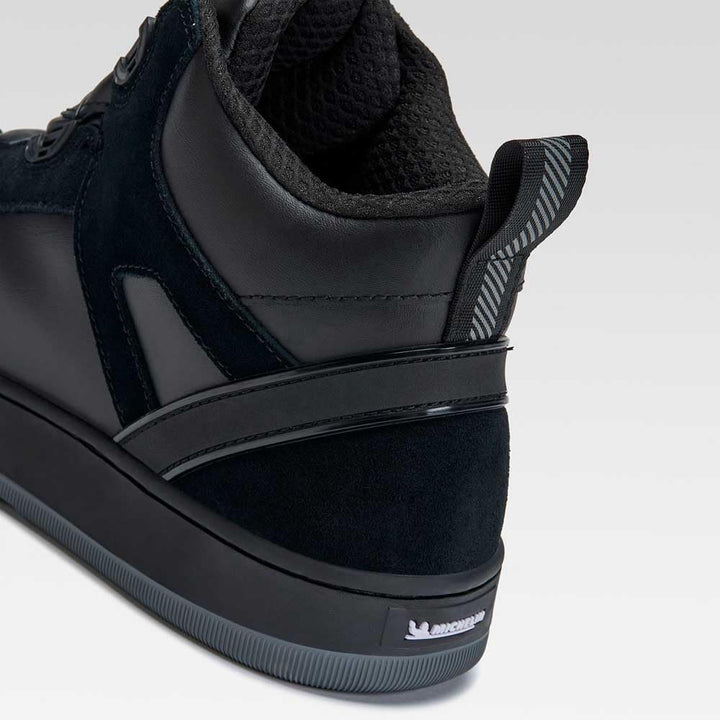 XPD Moto Fast H2Out wasserdichte Motorrad Schuhe, schwarz, 43 | Lederkonstruktion Schwarz 43 EU, Sch