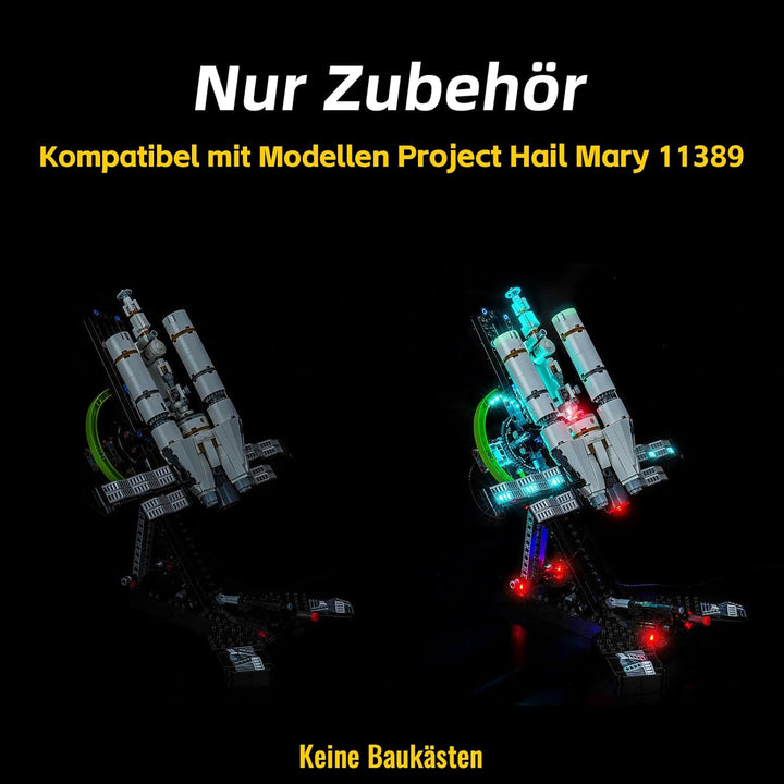 Led Licht Set Kompatibel mit Lego 11389 Project Hail Mary (Kein Modell), Dekorationsbeleuchtungsset