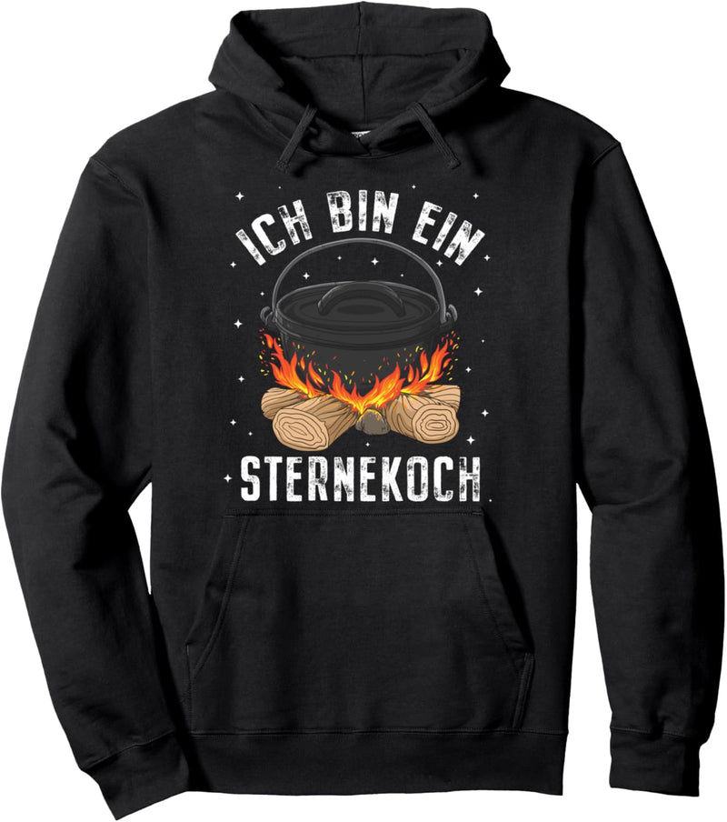 Lustiges Dutch Oven Sternekoch BBQ Grillen Pullover Hoodie