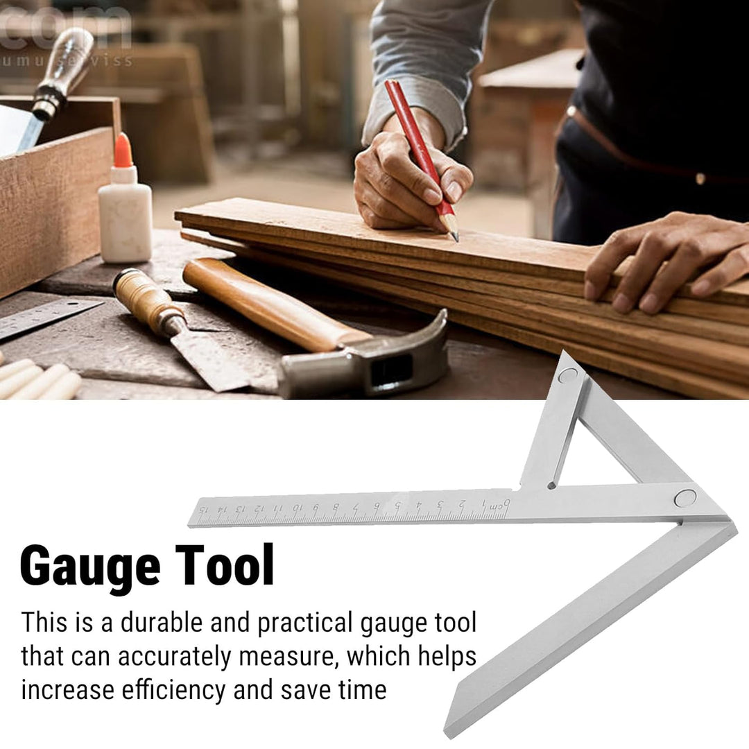 150 X 130 mm Zentrierwinkel Mittenfinder, Mittelmarkierungslehre Winkelmessgerät Zentrierwinkelsuche
