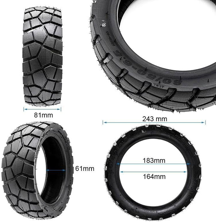 eWheel Tubeless-Reifen 80/50 6,5 für Elektroroller, hochbelastbar, für den täglichen Gebrauch, besse