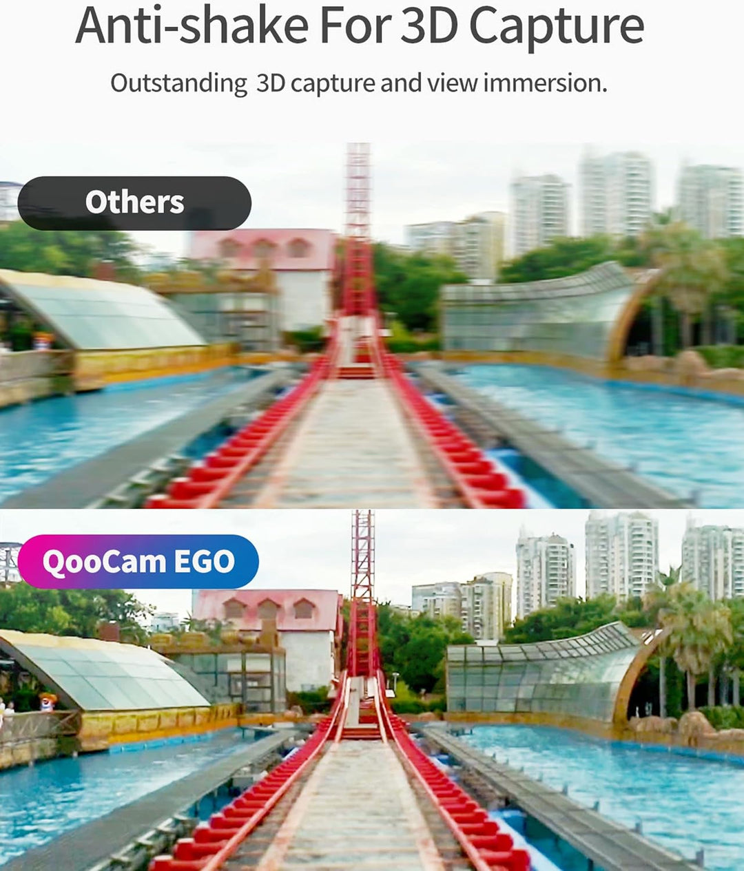KanDao 3D Kamera, 3D Foto&Video Sofortbildkamera, Stereoskopische Kamera, 2.54" Touchscreen, Verwack