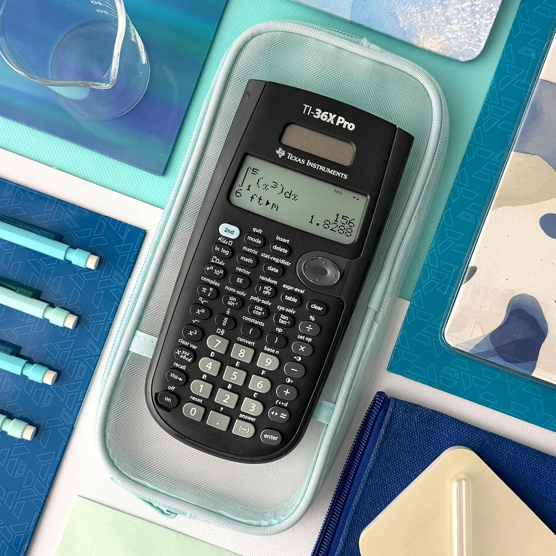 Texas Instruments TI-36X PRO Schulrechner (4-zeilig), nur mit französischer Anleitung und Sprache, 3