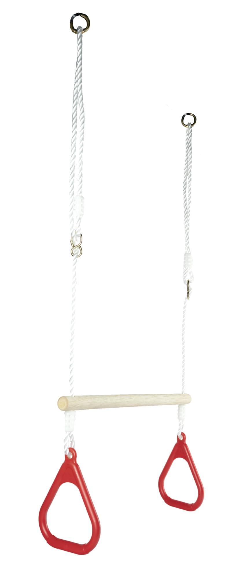 Eichhorn - Outdoor 2 in 1 Turnset, Schaukel und Trapez in einem, Höhenverstellbar ca. 110-160 cm, bi