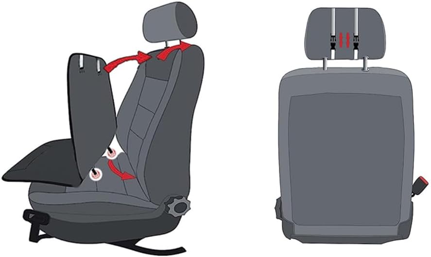 Autositzbezüge Auto Vordersitz 2 Stück Set Autositzbezüge Leder Universal Set Geeignet Für Mitsubish