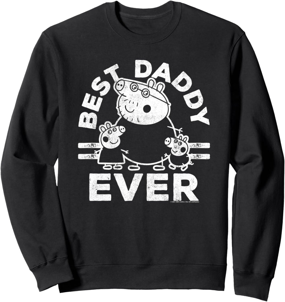 Peppa Wutz Vatertag Bester Papa T-Shirt Sweatshirt