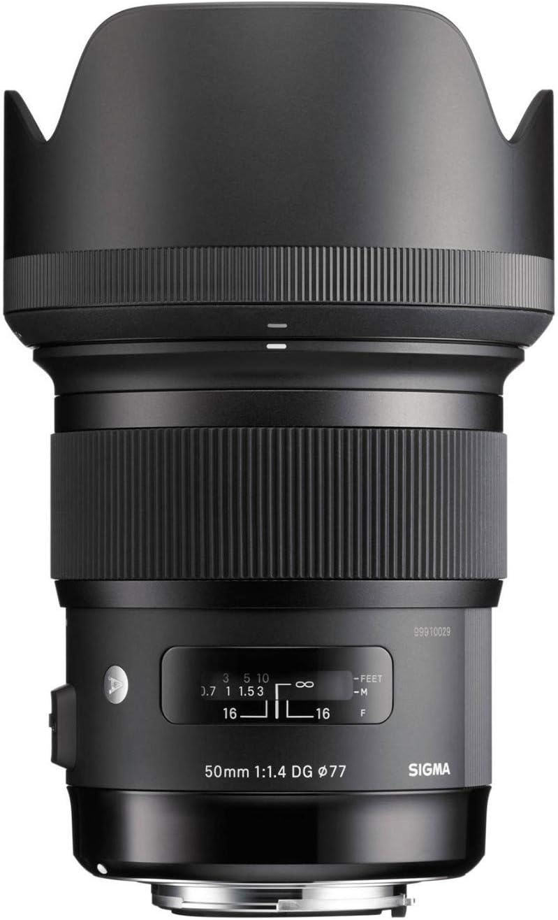 Sigma 50mm F1,4 DG HSM Art Objektiv für Nikon F Objektivbajonett für Nikon Single, für Nikon Single