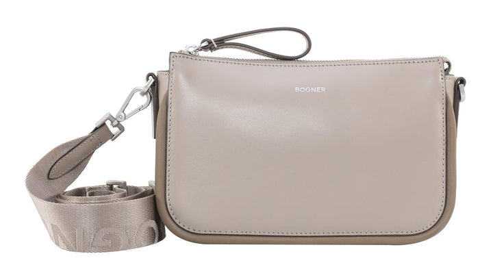 Bogner brig selenay shoulderbag shz 23,50x13,50x5,00 cm Farbe: Nude / Material: Polyester, Rindslede
