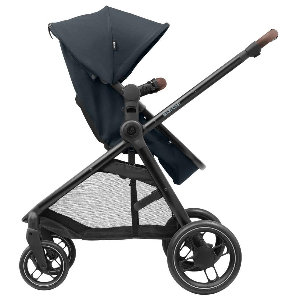 Maxi-Cosi Kombi-Kinderwagen Modell 2-in-1 Zelia³ wendbarer Sitz & Wanne in einem, verstellbarer Schi