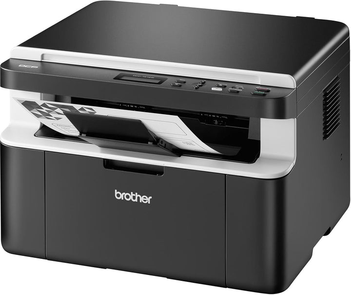Brother DCP-1612W, Monochrom , Kompaktes 3-in-1 Multifunktionsgerät (Laserdrucker, digitaler Kopiere