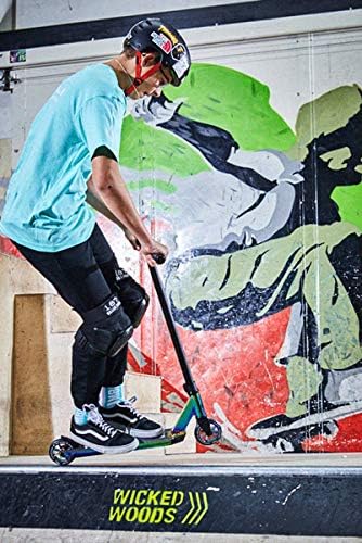 Chilli Rocky Scooter Grind - 360 - neochrome| Erstklassiger Stunt-Scooter | Robuster Roller, drehbar