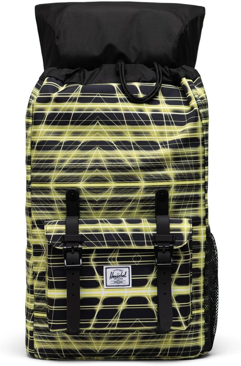 Herschel Little America Youth Backpack Neon Grid Highlight