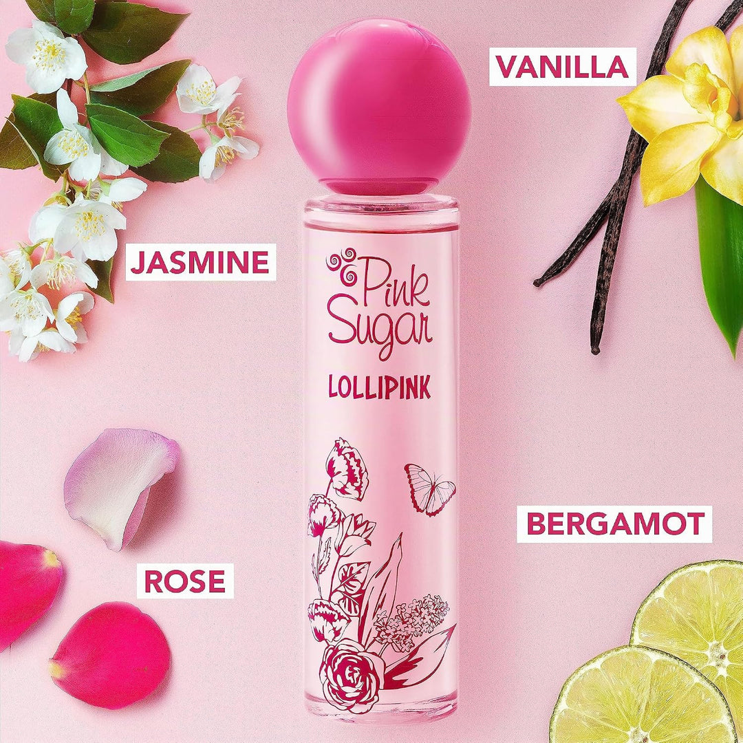 Pink Sugar, Lollipink Eau De Toilette - Women's Perfume with Fine and Enveloping Essence - 100 ml