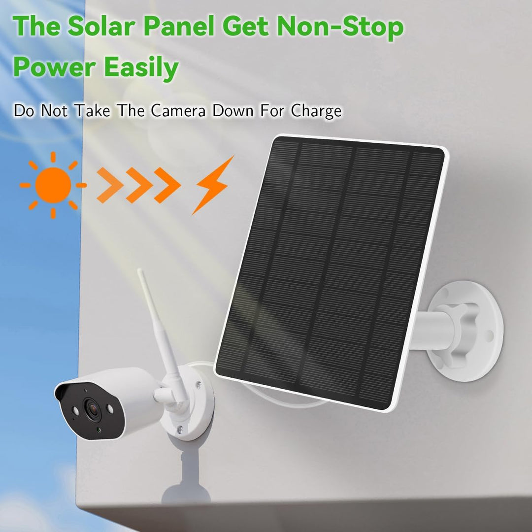 Eufy Security Solarpanel (5W) Kompatibel mit EufyCam, Solarpanel 5V mit USB-C Anschluss, Micro USB A