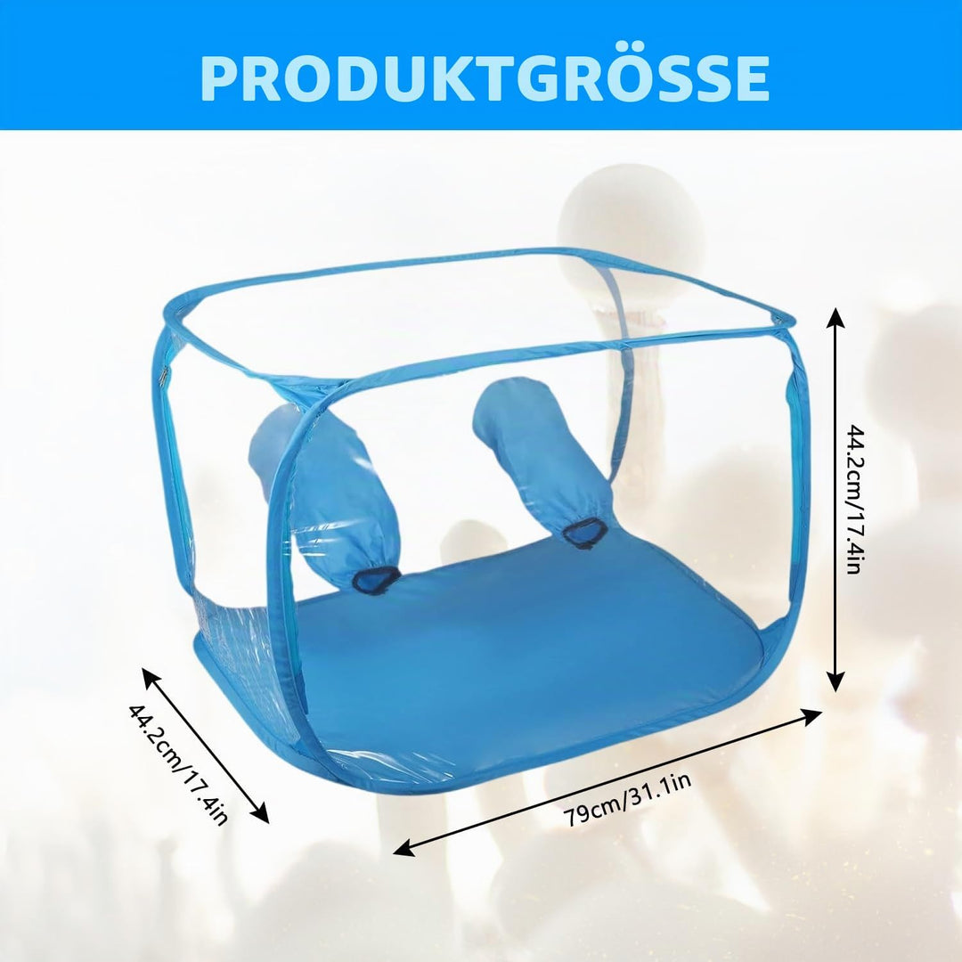Pilzzucht Zelt, Tragbarer und Klappbarer Mushroom Grow Kit, Still Air Box mit Rutschfesten Handschuh