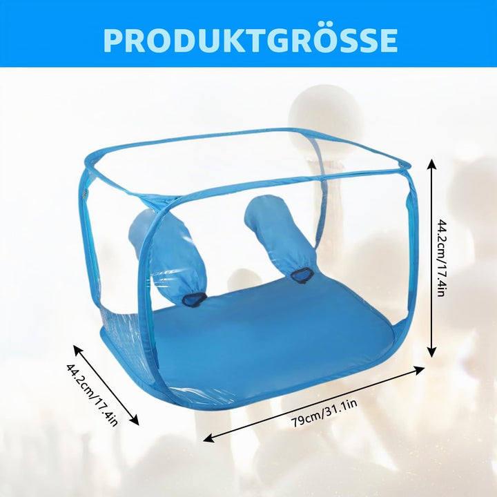 Pilzzucht Zelt, Tragbarer und Klappbarer Mushroom Grow Kit, Still Air Box mit Rutschfesten Handschuh