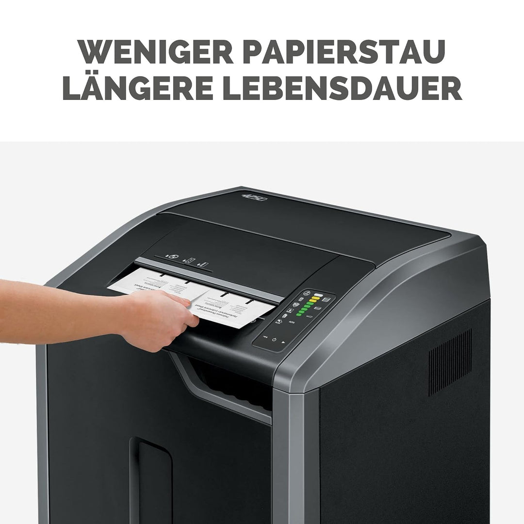 Fellowes Ölpapier für Aktenvernichter - 10 Ölblätter zur Pflege von Papierschreddern - Powershred Qu