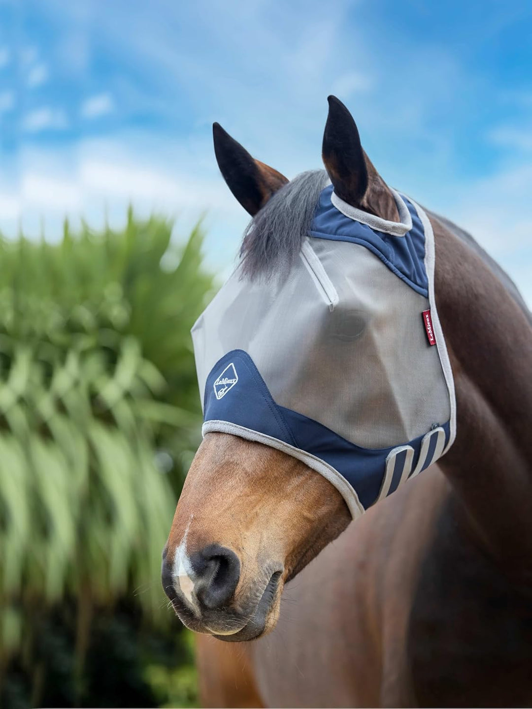 LeMieux Armour Shield Pro Fly Mask Standard Fliegenmaske XL navy, XL navy