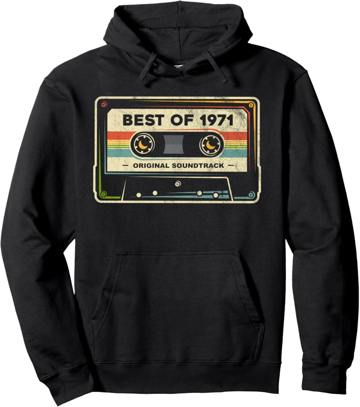 Retro Best of 1971 Mixtape Vintage 52. Geburtstag Kassette Pullover Hoodie