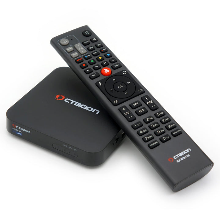 Octagon SX988 4K UHD H.265 HEVC Internet Smart TV Set-Top Box - Multi-Boot Receiver und Sat to IP TV