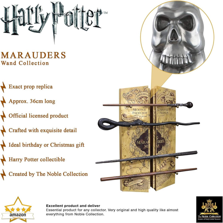 The Noble Collection The Marauder's Map Wand Collection