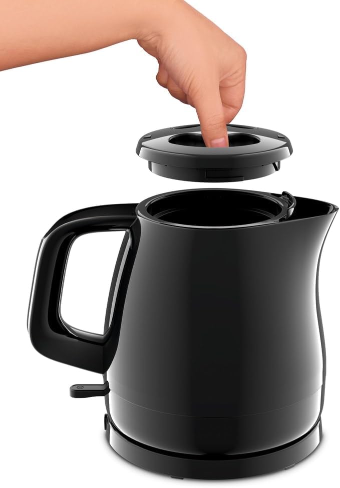Tefal KO1538 VITA Wasserkocher 0,8 Liter 2400 Watt Kunststoff Kalkfilter schwarz