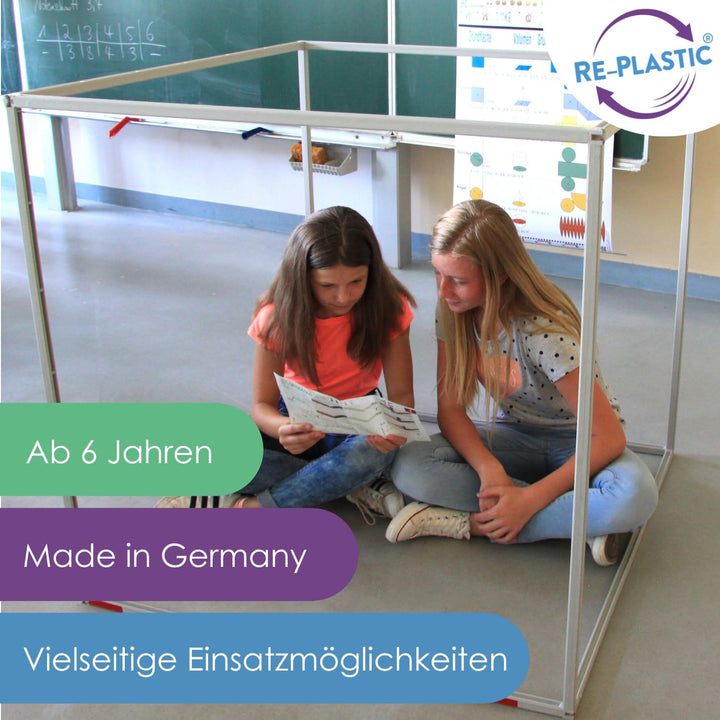 WISSNER® RE-Plastic Kubikmeterbausatz mit Einteilung – Schule