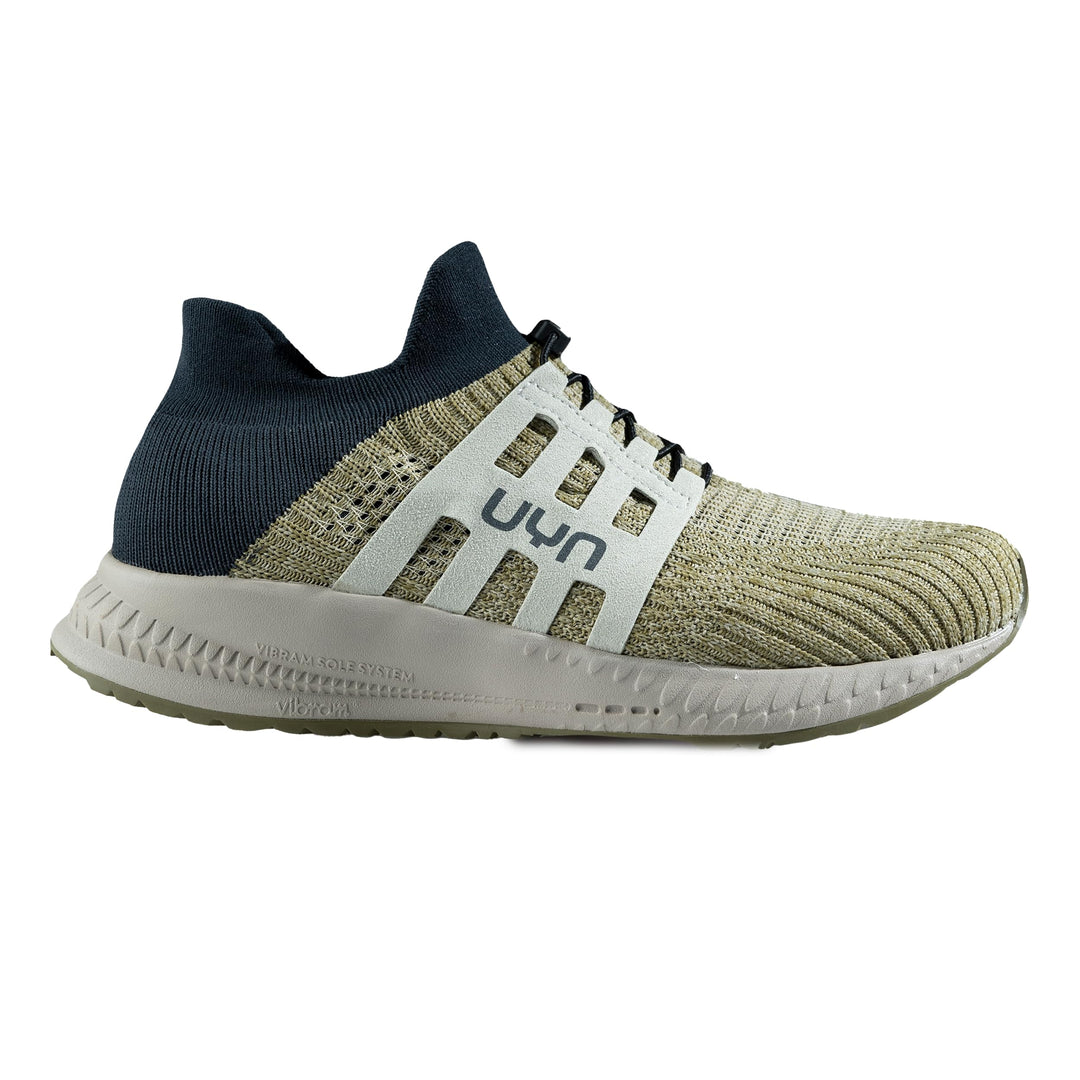 UYN Herren Nature Tune Vibram Sneaker 40 EU Oliv Melange Anthrazit, 40 EU Oliv Melange Anthrazit