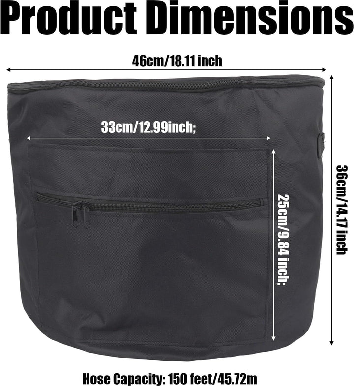 Gartenschlauchhalter Tasche, Wasserschlauchtasche für Draussen für Bis zu 45,72 m Rohrversteckhalter