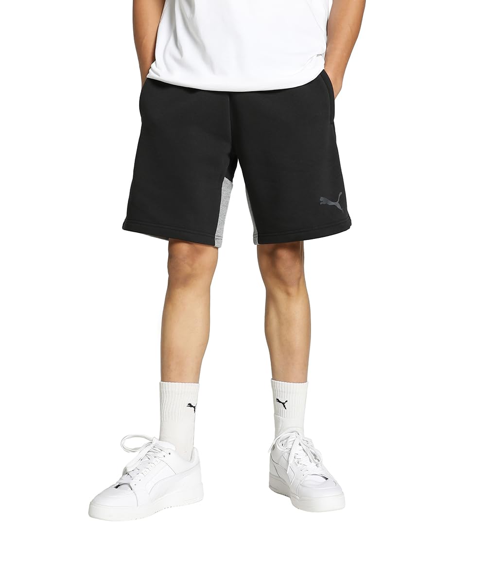 PUMA Herren Gestrickte Shorts Teamcup Casuals Shorts 3XL Puma Schwarz, 3XL Puma Schwarz