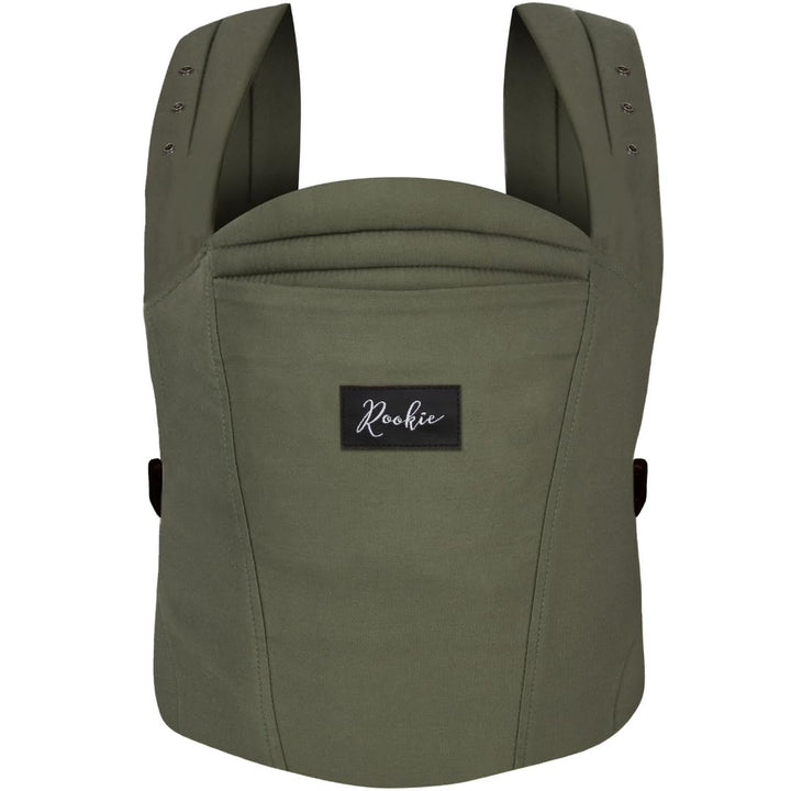 Rookie Babytrage ab Geburt - Ergonomisch, Bequem, Bio-Stoffe - Premium Elite Design - Baby Trage sch