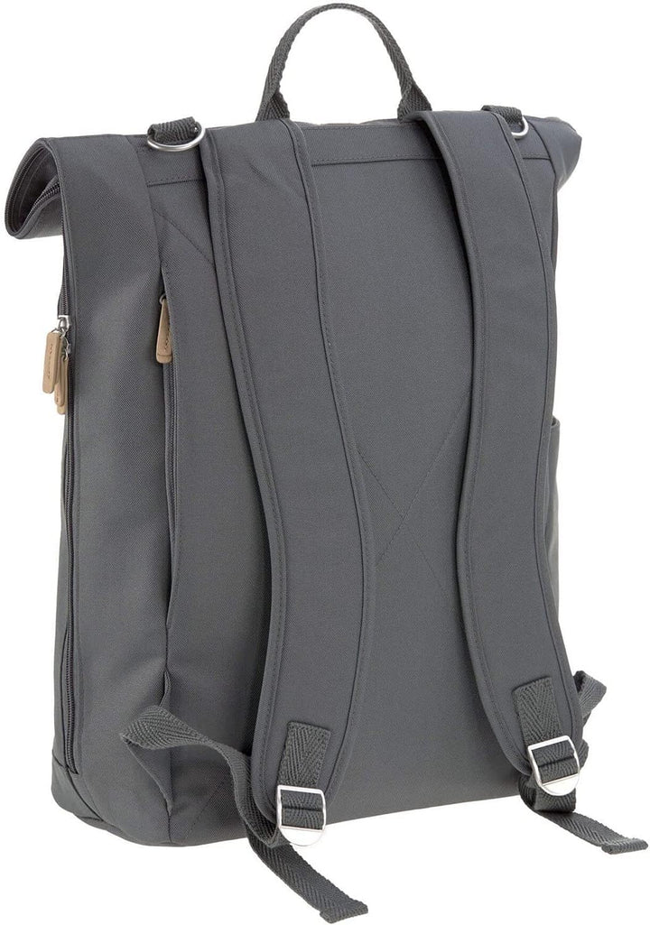 LÄSSIG Wickeltasche, Wickelunterlage, Kinderwagenbefestigung, Flaschenhalter nachhaltig produziert/G