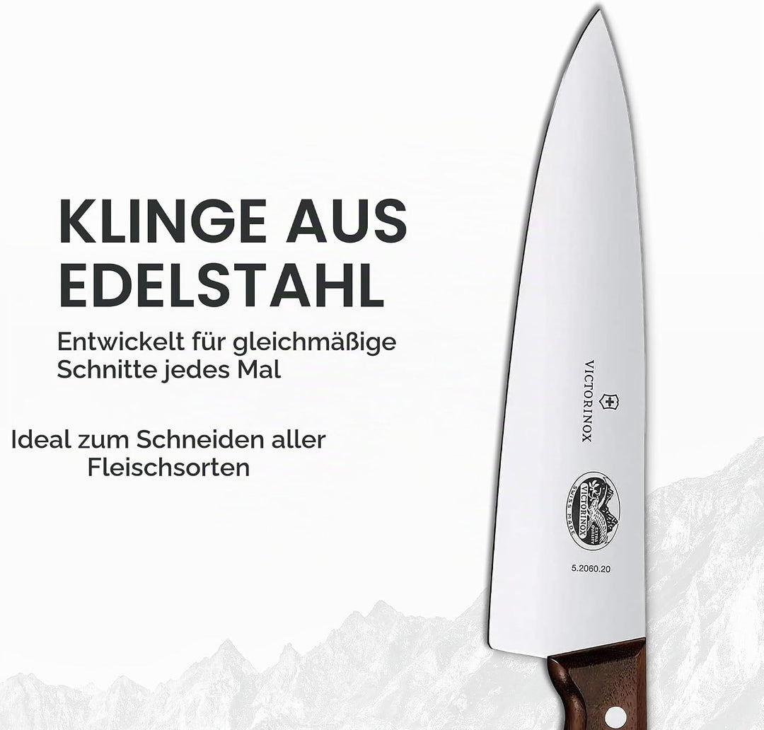Victorinox Tranchiermesser, Ahorn modifiziert, ex.breit,20cm, Geschenkverpa.,