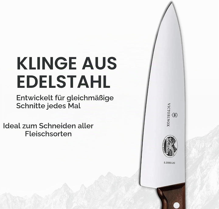 Victorinox Tranchiermesser, Ahorn modifiziert, ex.breit,20cm, Geschenkverpa.,