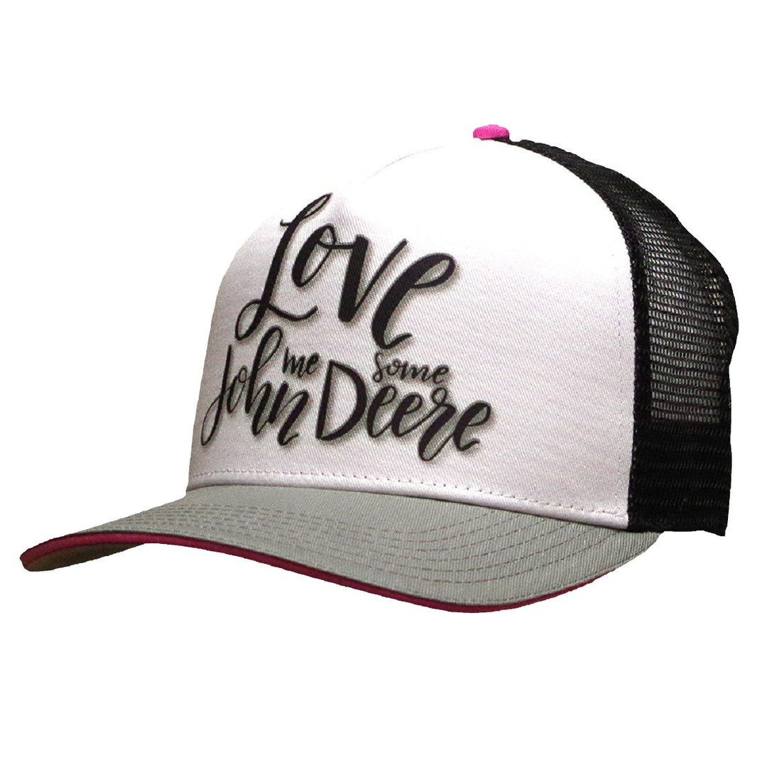 John Deere Brand Love Black Adjustable Hat - 23080455BK