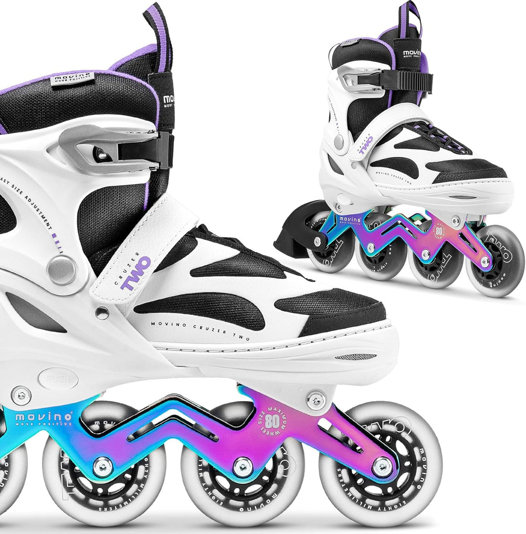 Movino Inline Skates Cruzer Two Rollschuhe Kinder Mädchen Jungen Inliner Rollerskates Fitness Sport