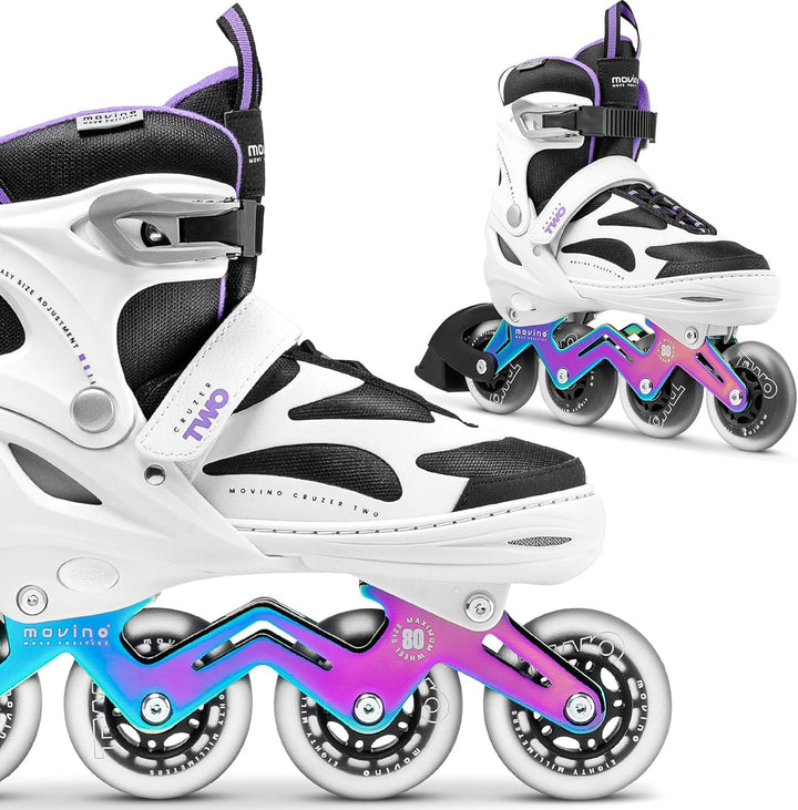 Movino Inline Skates Cruzer Two Rollschuhe Kinder Mädchen Jungen Inliner Rollerskates Fitness Sport