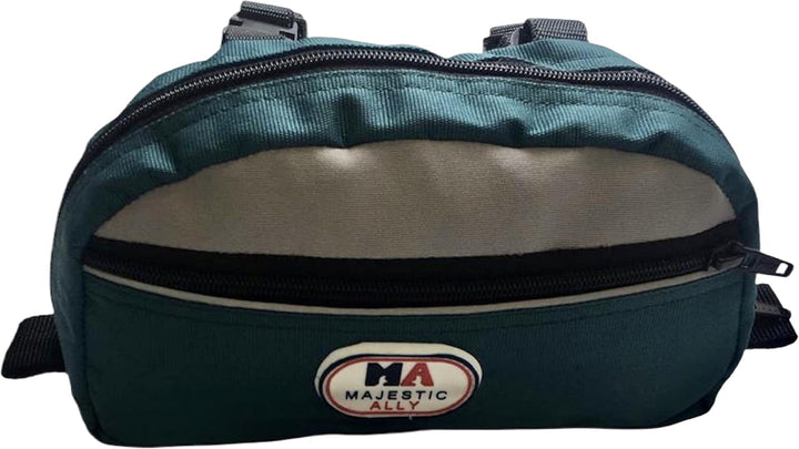 Majestic Ally Satteltasche für Westernsattel, reflektierend, Nylon, Jagdgrün Einheitsgrösse Jäger-gr