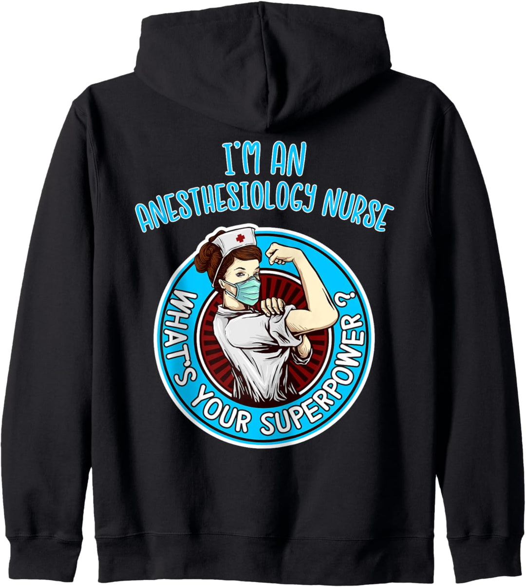 Anästhesie Krankenschwester Shirt für Frauen Krankenpflege Kapuzenjacke