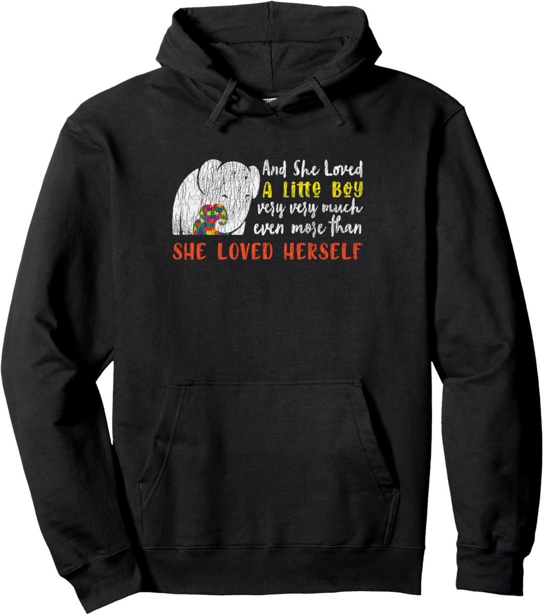 Autismusbewusstsein Ein Kleiner Junge Autistische Pullover Hoodie