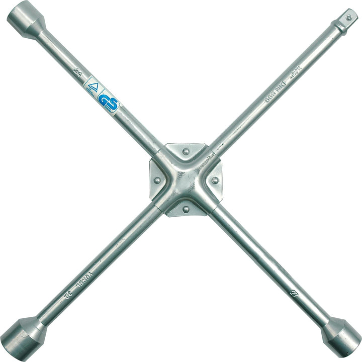 VOREL Radmutternschlüssel Radschlüssel für LKW Radkreuz Radkreuzschlüssel Kreuzschlüssel 3/4"