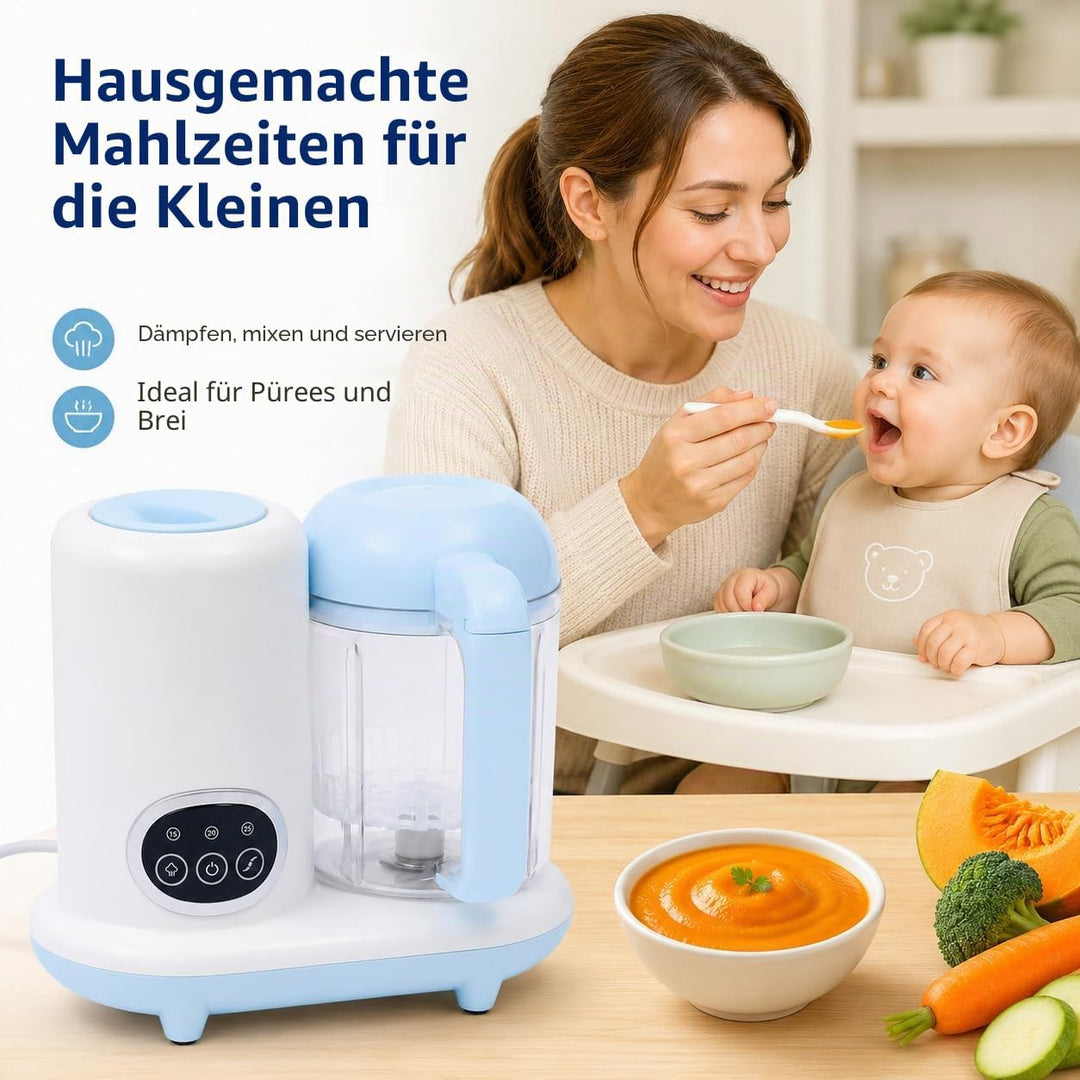 Baby Food Maker Automatischer Mixer, multifunktional, 10.000 U/min, Timer, 250 ml, Küchenmaschine, M
