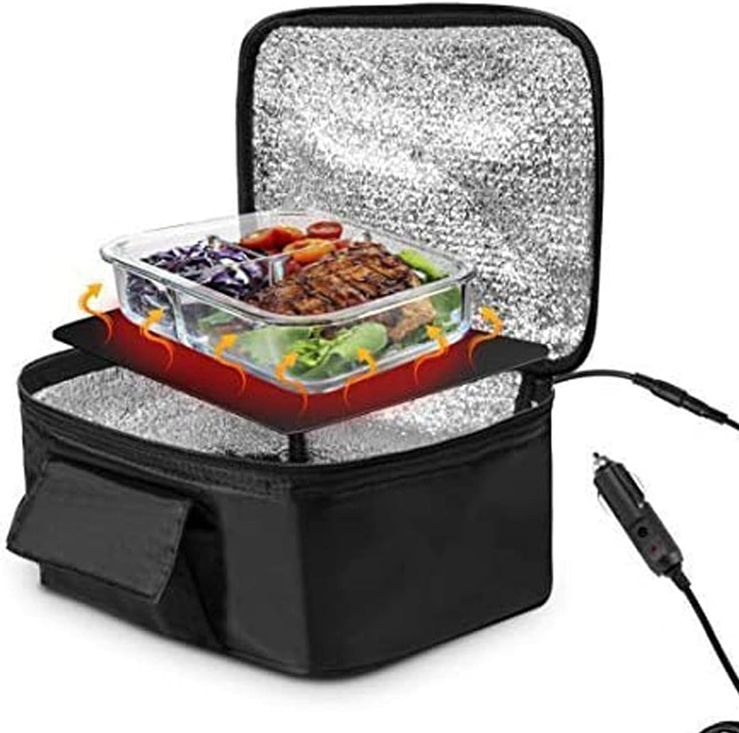 Auto-Mikrowelle, Tragbarer Ofen 12V Mini Auto Mikrowelle elektrisch beheizte Lunchbox Elektroofen Sc